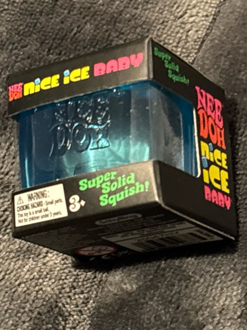 New DOH Nice Ice Baby Blue Squishy in Box Authentic